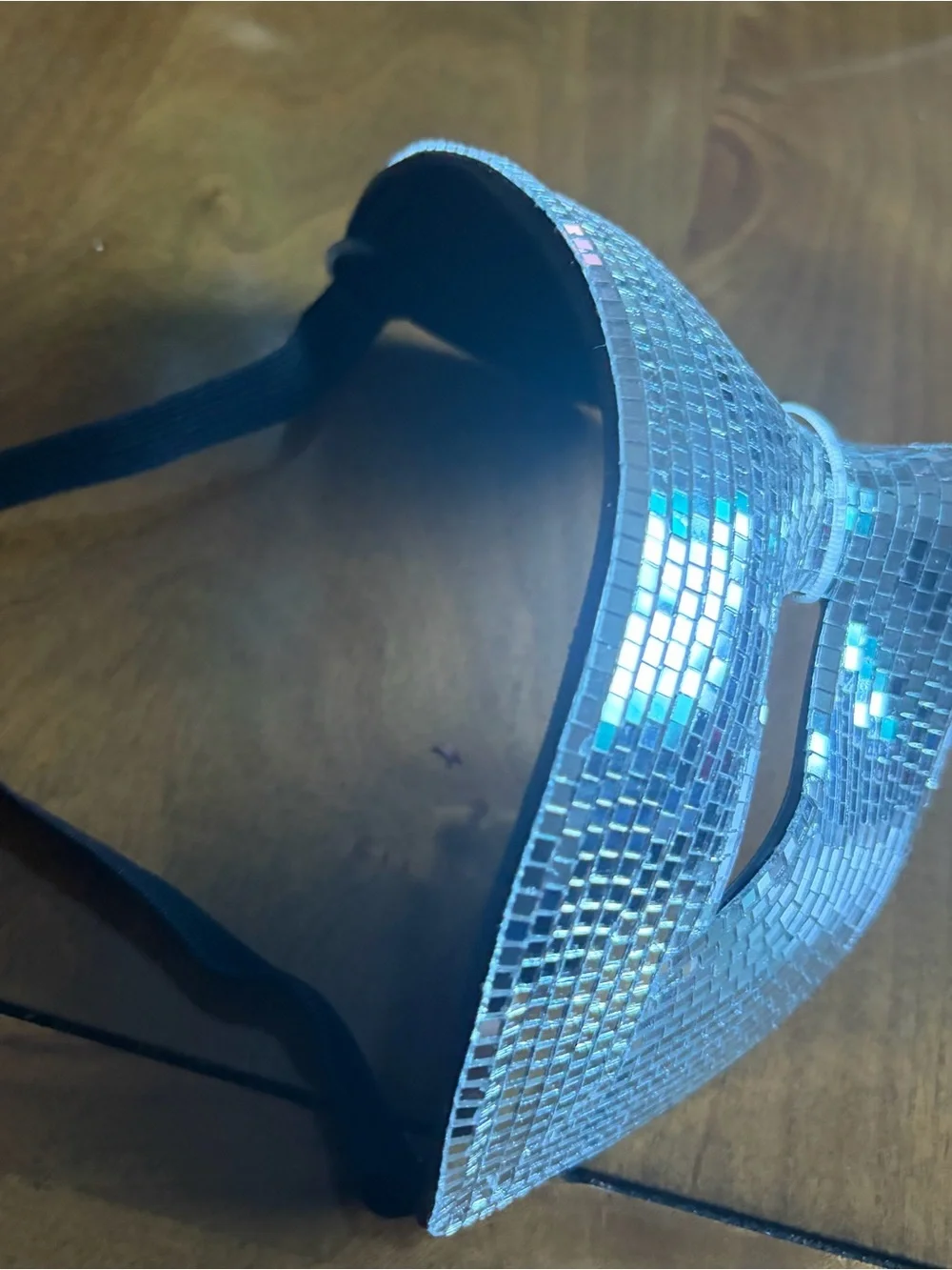 Party City Silver Mosaic Masquerade Eye Mask